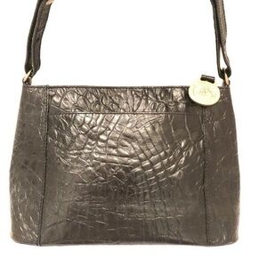Brahmin black Melbourne mini shoulder bag vintage